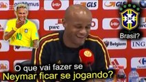 Zagueiro da Bélgica dá risada de pergunta sobre Neymar e fala sobre a Seleção Brasileira