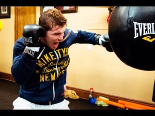Canelo Alvarez BANGS POWER PUNCHING BAG! vs Liam Smith
