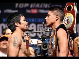 Manny Pacquiao vs Jessie Vargas - FACE OFF!