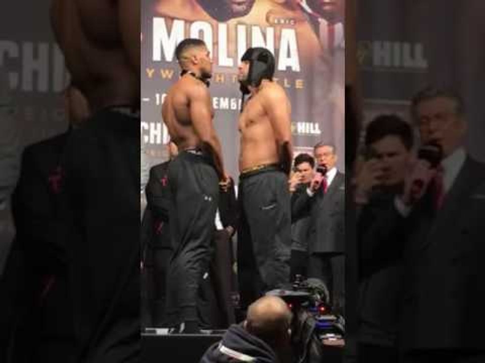 Anthony Joshua vs Eric Molina - FACE OFF