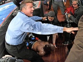 Bernard Hopkins KNOCKED OUT of RING in TKO LOSS vs Joe Smith