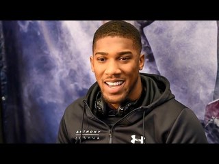 Anthony Joshua Answers Questions From NYC Press | Joshua v Klitschko