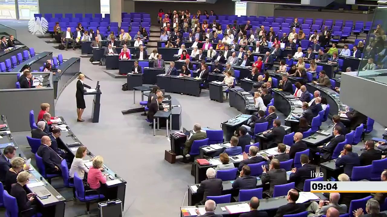 Dr. Alice Weidel (AfD) macht die Regierung fertig 2018