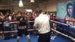 GGG Gennady Golovkin (LIVE) PAD WORKOUT vs Danny Jacobs