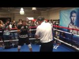 GGG Gennady Golovkin (LIVE) PAD WORKOUT vs Danny Jacobs