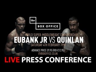 *LIVE* EUBANK JR v QUINLAN | Face To Face and Press Conference