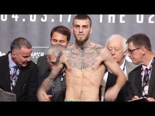Sam Eggington vs Paulie Malignaggi OFFICIAL WEIGH-IN @ THE 02