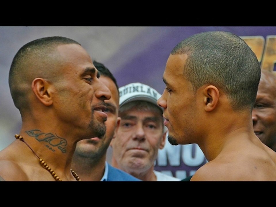 Chris Eubank Jr v Renold Quinlan Face Off & Weigh In | London