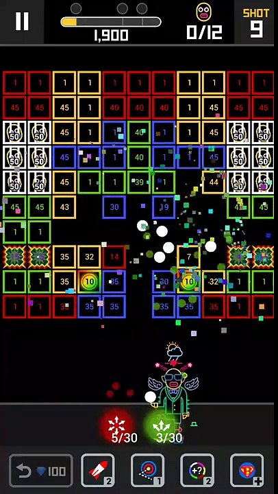 BBTAN2 - Level 560 solution