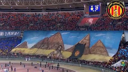دخلة عالمية من جماهير الترجي أمام الأهلي المصري