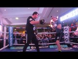 ANTHONY CROLLA PUBLIC WORKOUT- LINARES VS CROLLA 2-REAPEAT OR REVENGE.
