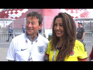 English Man & Colombian Partner Prepare For All-Important World Cup Clash - Russia 2018 World Cup