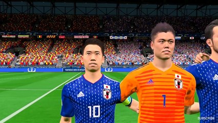 Belgium vs Japan - FIFA World Cup Russia 2 July 2018 Gameplay