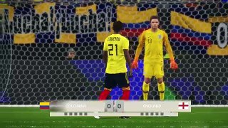 Colombia vs England 2018  Penalty Shootout  PES 2018 HD