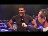 Anthony Joshua interviewed by Sky Sports after Public Workout | Joshua vs Klitschko