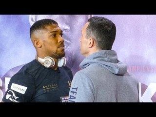 Anthony Joshua vs Wladimir Klitschko OFFICIAL FACE OFF
