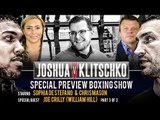WHERES THE BETS GOING? | Joe Crilly (William Hill) | JOSHUA v KLITSCHKO Special Preview Boxing Show