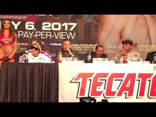 Julio Cesar Chavez Sr. at  FINAL PRESS CONFERENCE