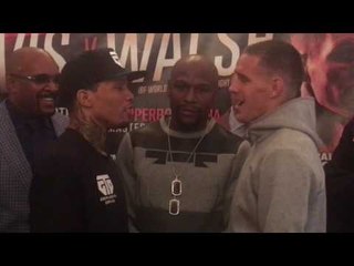 Mayweather TRASH TALKS Gervonta Davis vs Liam Walsh - FACE OFF