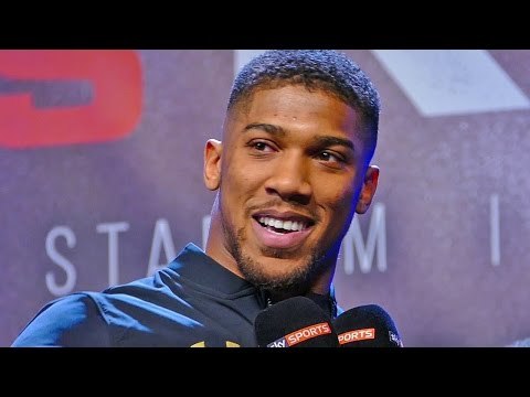 Anthony Joshua WEIGH IN interview with Sky Sports | Anthony Joshua v Wladimir Klitschko