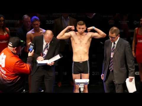 ARCHIE SHARP 131lbs V TAMAS LASKA 131lbs Weigh In