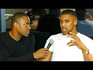 Anthony Joshua Reflects on Meeting Floyd Mayweather & The Money Team