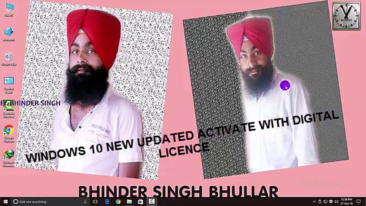 How To activate Windows 10 Very Easy #Bhinderbadra