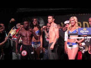 Giullermo Rigondeaux vs Moises Flores - OFFICIAL WEIGH IN