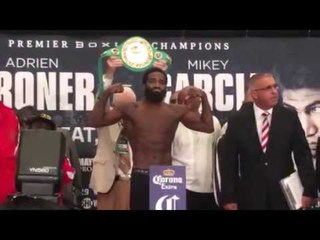 Adrien Broner vs Mikey Garcia WEIGH IN