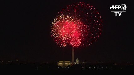 Fuegos artificiales para celebrar el 4 de julio