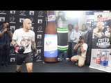 Miguel Cotto WORKING HARD on the HEAVY BAG at LA Media Workout vs. Kamegai