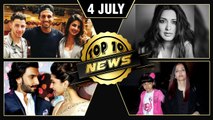 Priyanka-Nick Jonas, Deepika Padukone Marriage, Sonali Bendre Grab Headlines | Top 10 Bollywood News