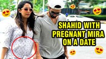 Shahid Kapoor With Pregnant Wife Mira Rajput On A Lunch Date