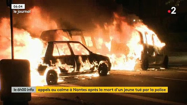 Les images des nouveaux incidents pour la deuxième nuit consécutive à Nantes: Onze personnes interpellées