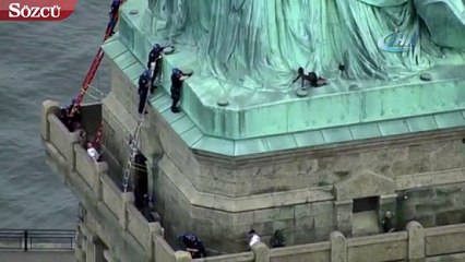 Trump, New York’taki özgürlük heykelinde protesto edildi