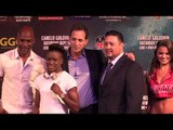 Nicola Adams with Bernard Hopkins Undercard of Canelo v GGG