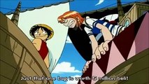 Nami try's to drown Luffy
