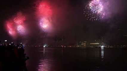 Macy's Fourth of July fireworks display dazzles New York City skyline
