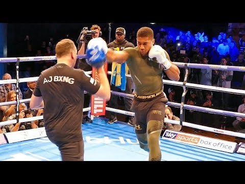 ANTHONY JOSHUA FULL PUBLIC WORKOUT | vs CARLOS TAKAM