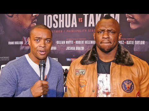 DILLIAN WHYTE: My HEART & BALLS Are 7 Feet Tall! vs Robert Helenius
