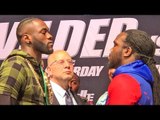 Deontay Wilder  vs Bermane Stiverne Official FACE OFF