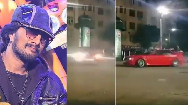 Kotigobba 3 : Exclusive Sudeep Car stunt video got viral..! | Filmibeat Kannada