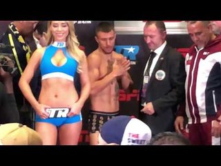 Vasyl Lomachenko vs Guillermo Rigondeaux SHREDDED!! WEIGH IN