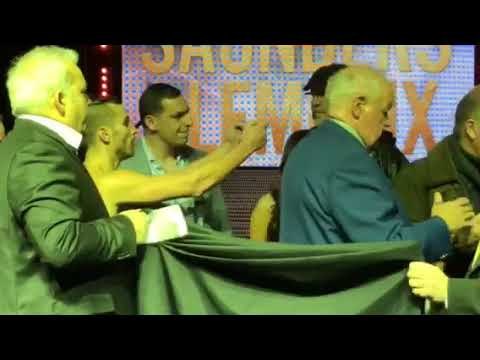 Billy Joe Saunders vs David Lemieux - CHAOS! at WEIGH IN