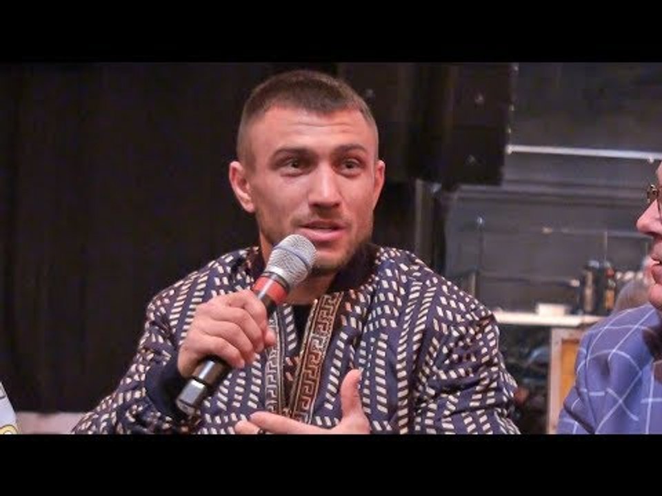 Vasyl Lomachenko POST FIGHT PRESS CONFERENCE | vs Guillermo Rigondeaux