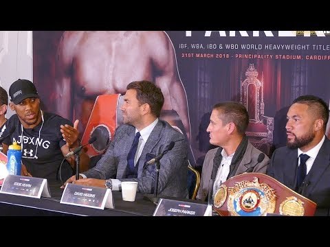 Anthony Joshua vs Joseph Parker PRESS CONFERENCE | Matchroom Boxing