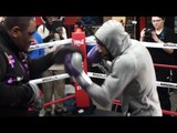 Lamont Peterson FULL TRAINING DAY vs Errol Spence