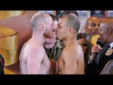 George Groves vs Chris Eubank Jr FINAL FACE OFF at Weigh In | World Boxing Super Series