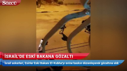 İsrail'de eski bakana gözaltı