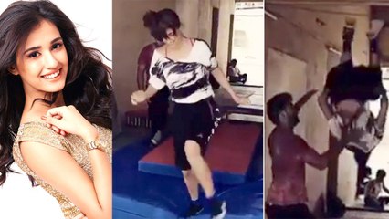 Disha Patani is working hard for her upcoming movie ‘Bharat’, Watch Fitness Video | FilmiBeat